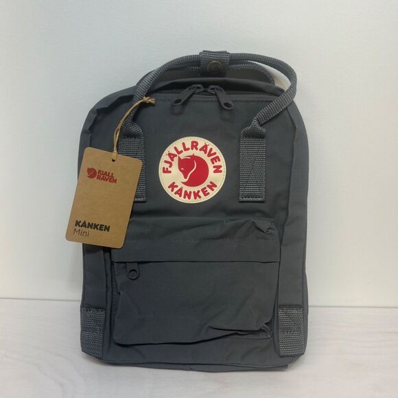 Fjällräven Unisex Kånken Mini Super Grey One Size Backpack Womens Mens